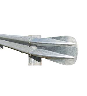 Crash Barrier Fishtail End Type